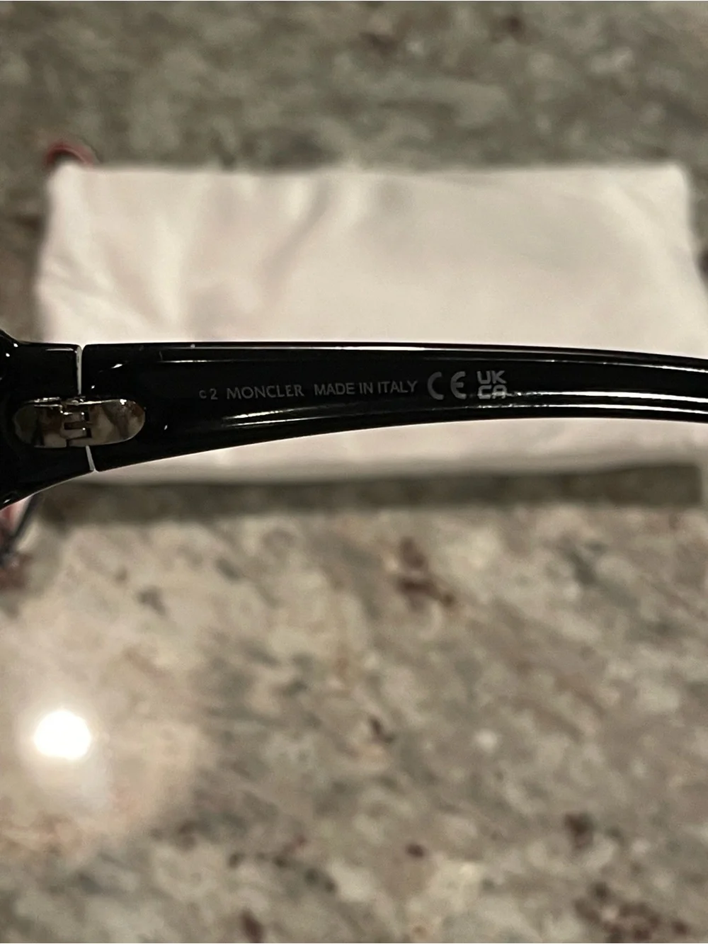 Moncler Black Shield-Style Sunglasses with Dark Smoke Lenses: ML0230-01A